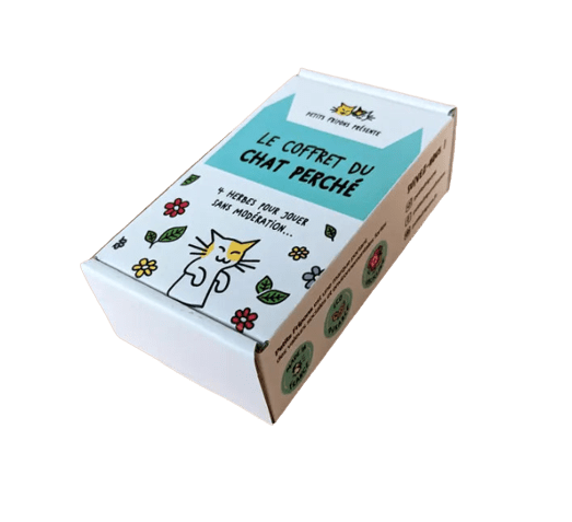 Coffret du Chat Perché – Herbes bio pour chats apaisé - PETITS FRIPONS - DOG DéliCAT