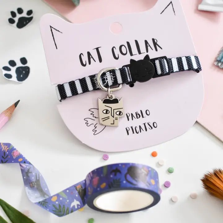 Collier chat anti - étranglement Pablo Picatso - NIASKI - DOG DéliCAT