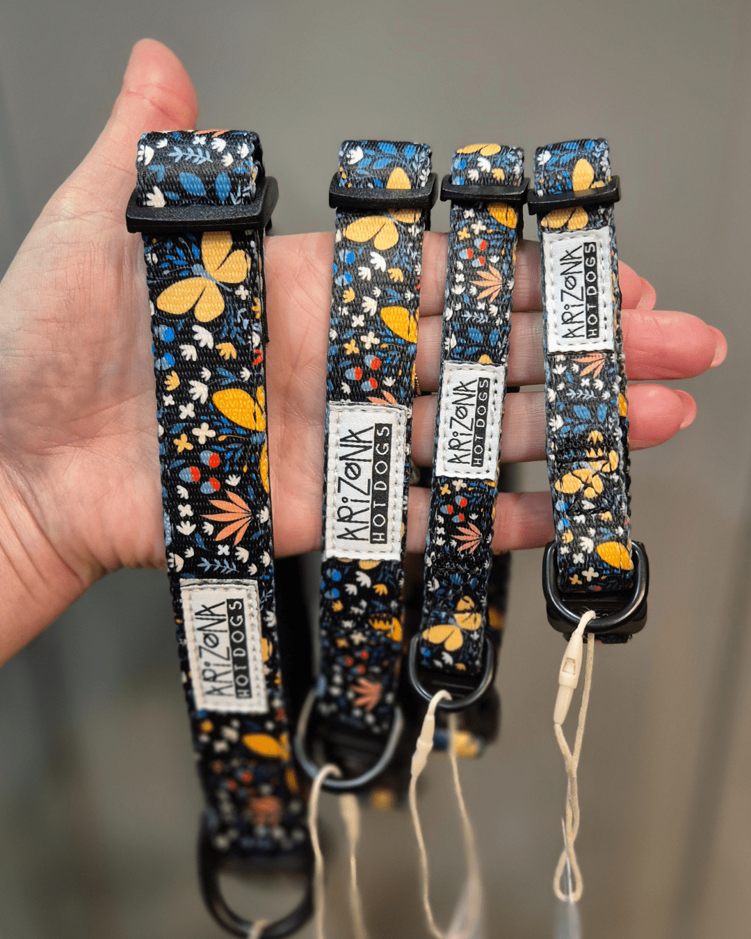 Collier en nylon à motifs pour chien - Butterfly - ARIZONA HOT DOGS - DOG DéliCAT