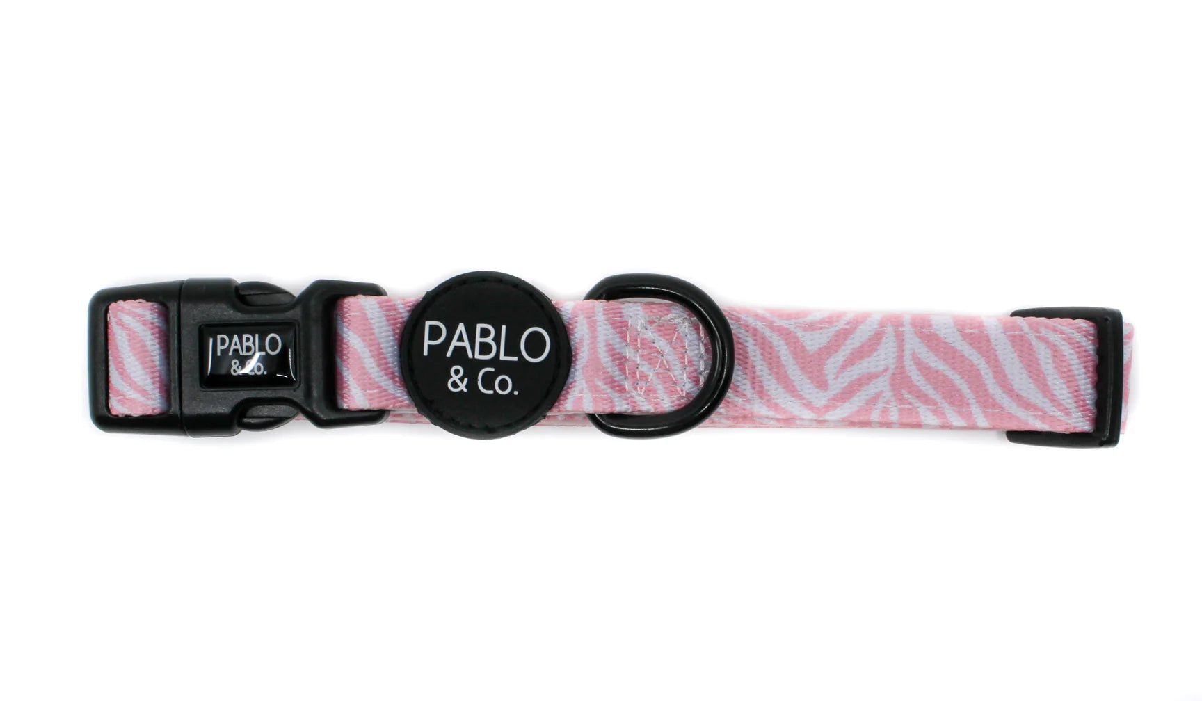 Collier Pink Zebra - PABLO&Co - DOG DéliCAT