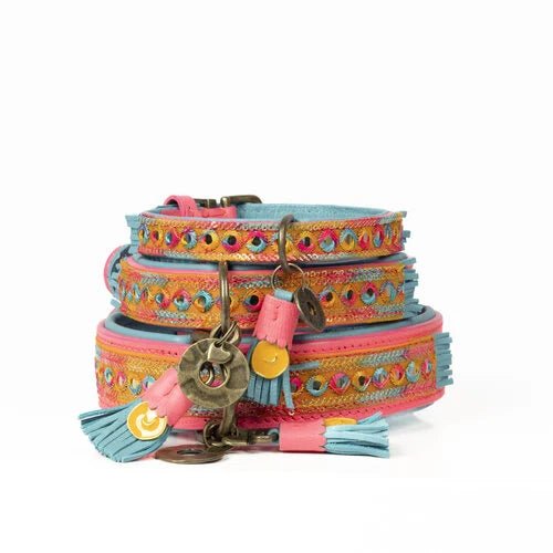 Collier pour chien Indian Summer - DWAM | Style boho & paillettes - DOG WITH A MISSION - DOG DéliCAT