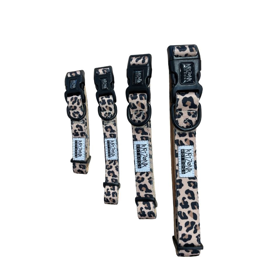 Collier pour chien Léopard – wild chic & réglable - ARIZONA HOT DOGS - DOG DéliCAT
