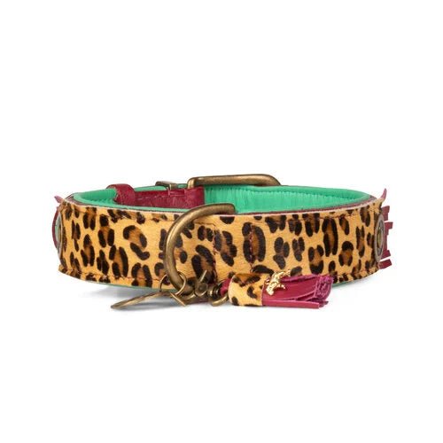 Collier pour chien Lou Lou avec imprimé léopard - DOG WITH A MISSION - DOG DéliCAT
