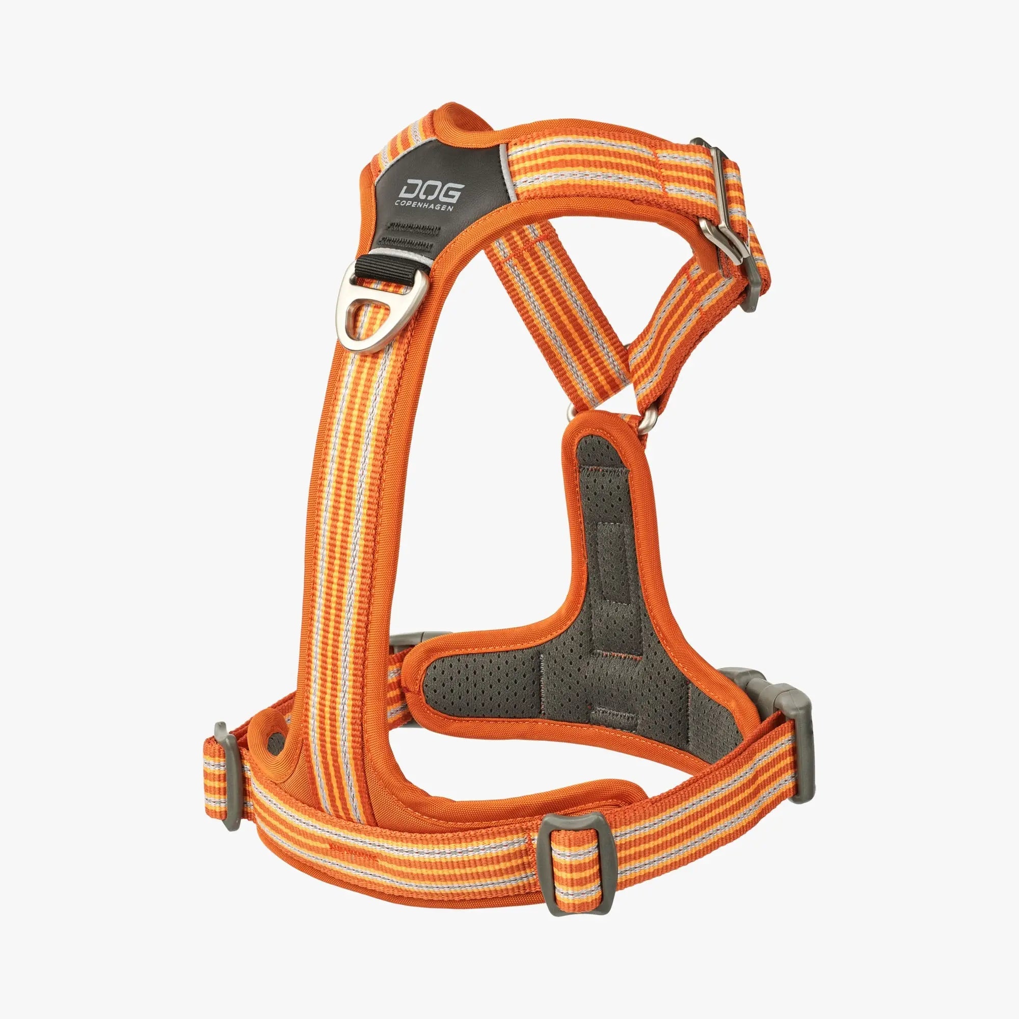 harnais ajustable ouverture cou aluminium orange