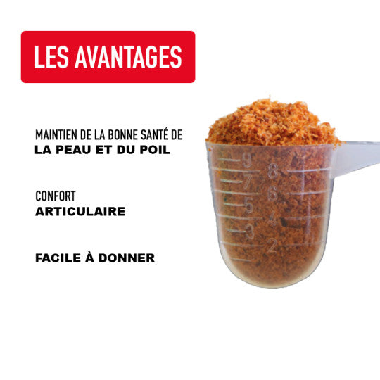 Complément krill oméga 3 pour articulations, peau et pelage chiens et chats