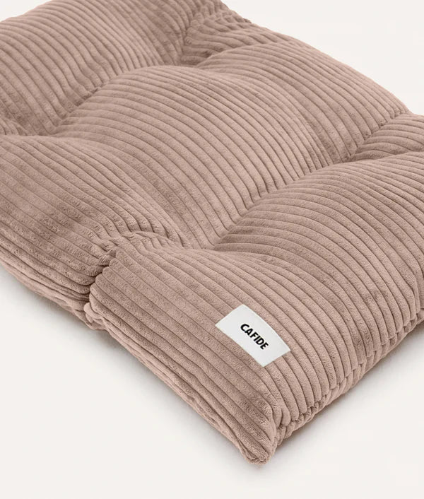 Coussin chien velours côtelé beige Bela – Cafide - CAFIDE - DOG DéliCAT