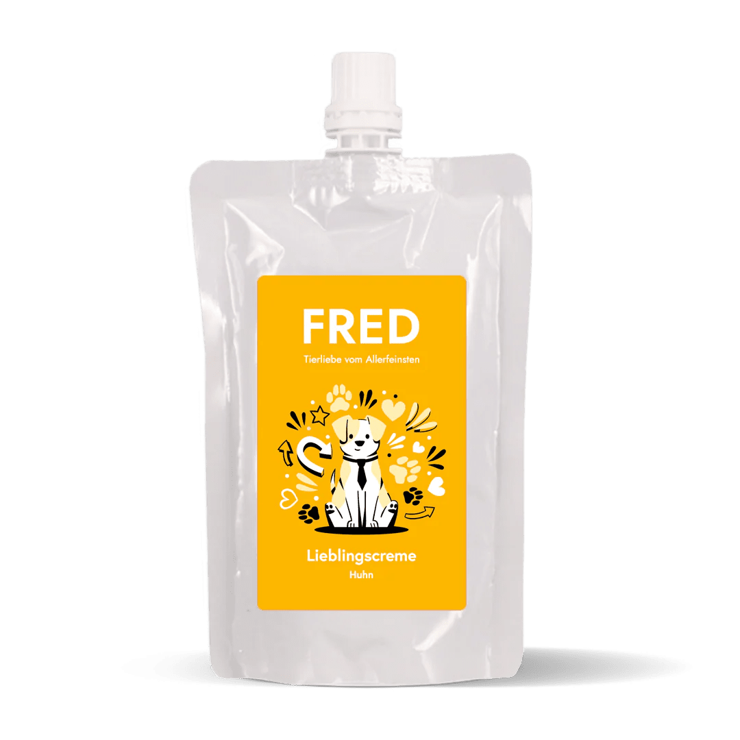 Crème Préférée FRED – Poulet Crémeux & Naturel 100g - FRED & FELIA - DOG DéliCAT