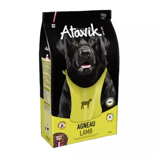 Croquettes chien sans céréales Agneau - Made In France - Nouveau Packaging - ATAVIK - DOG DéliCAT