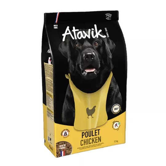 Croquettes chien sans céréales Poulet - Made in France - Nouveau Packaging - ATAVIK - DOG DéliCAT