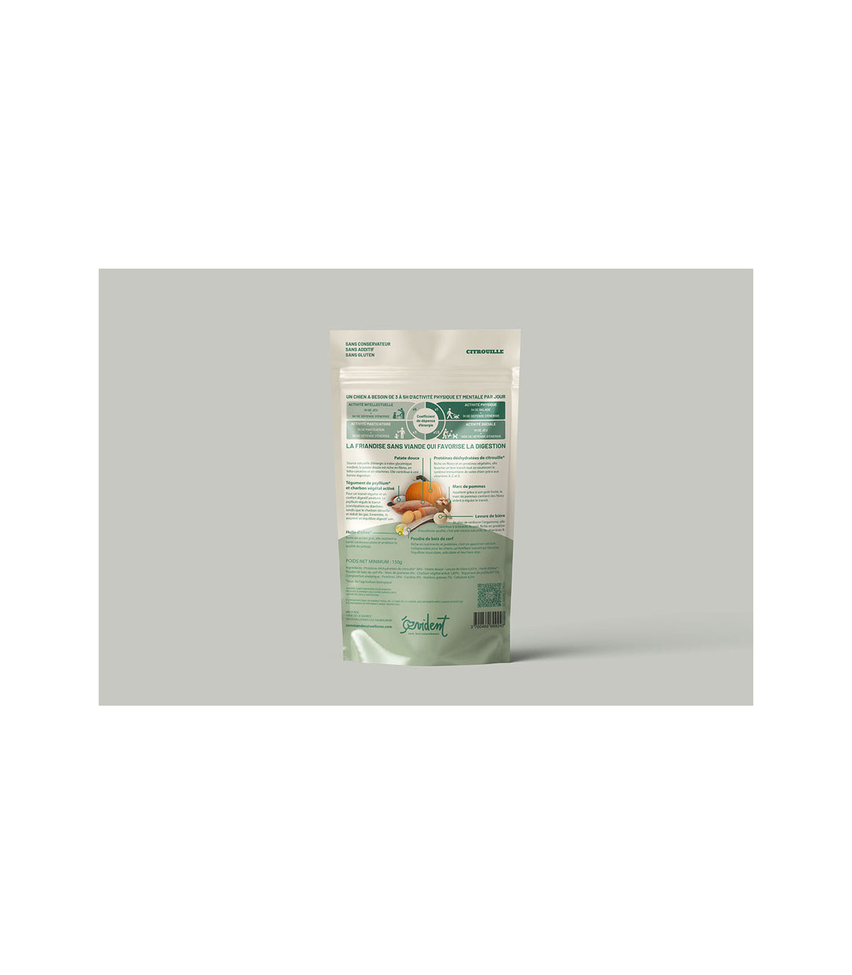 friandise chien naturelle citrouille psyllium