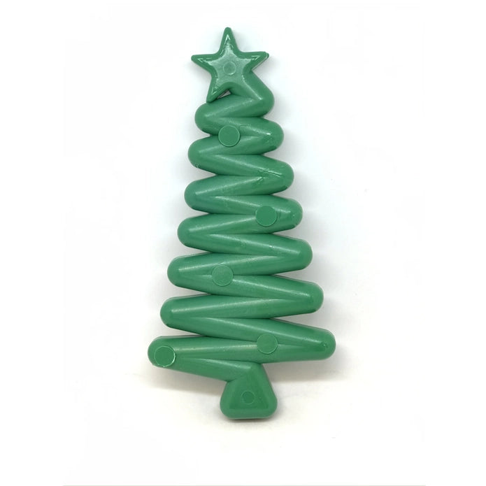 Jouet de Noël pour chien en forme de sapin de Noël, en nylon non toxique, ultra-résistant, conçu par SodaPup.