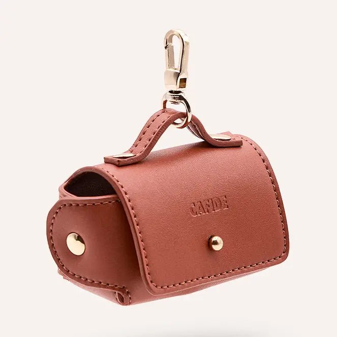 Distributeur de Sacs en Cuir Vegan Marron Camel – Jala - CAFIDE - DOG DéliCAT