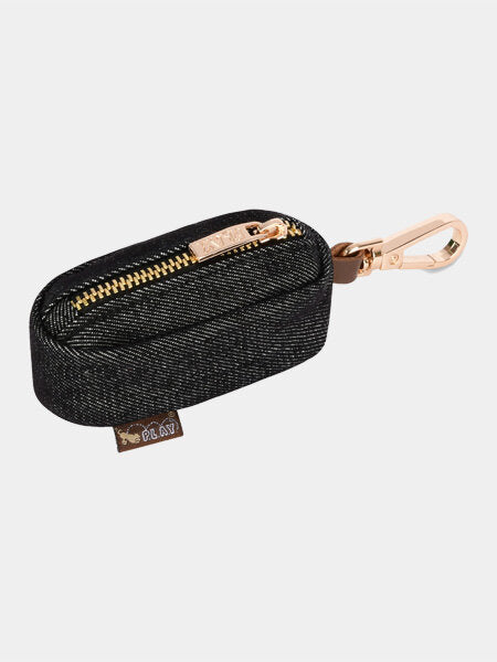 distributeur de sacs pour chien denim noir PET PLAY