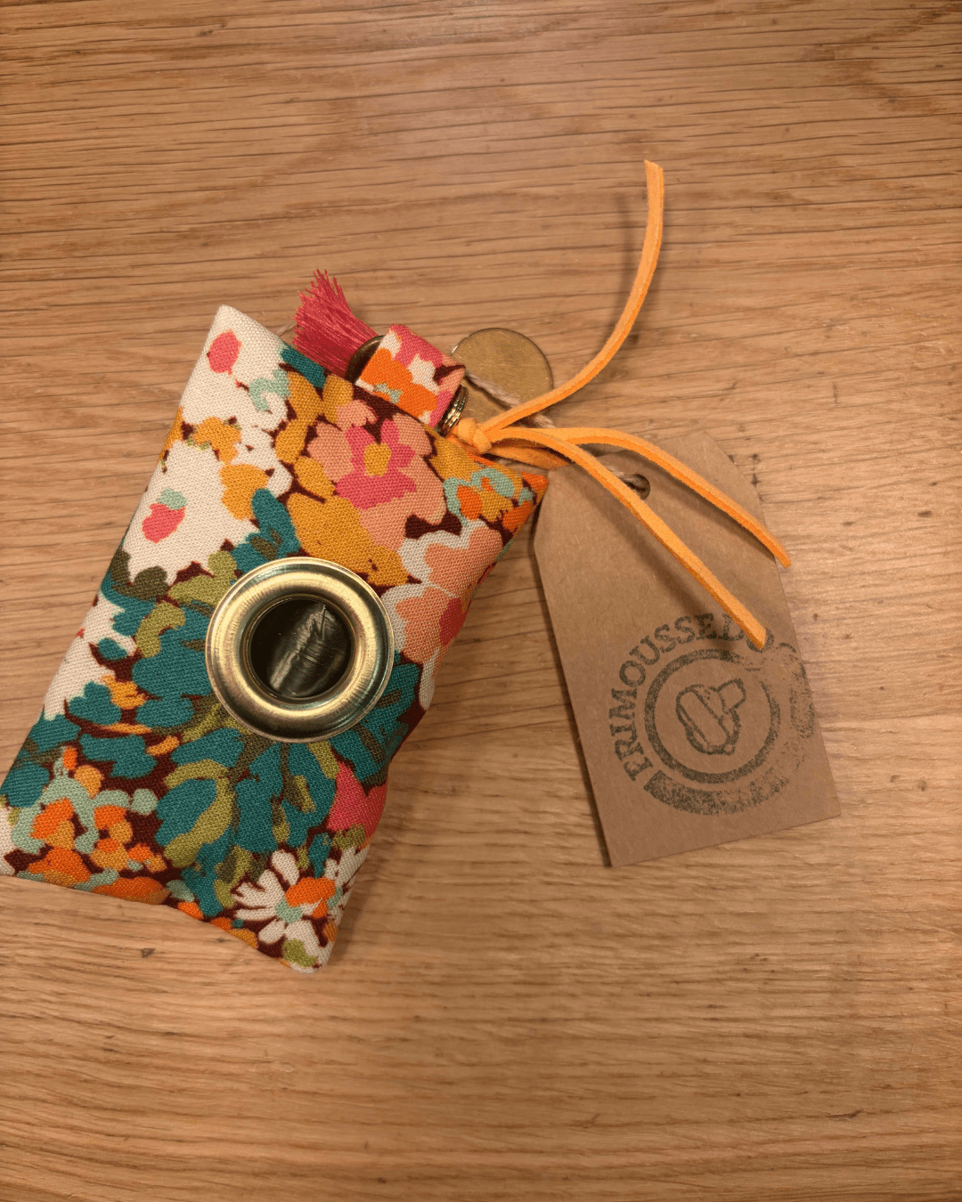 Distributeur sacs chien tissu artisanal Frimousse Dog – Frimousse Dog – DOG DéliCAT