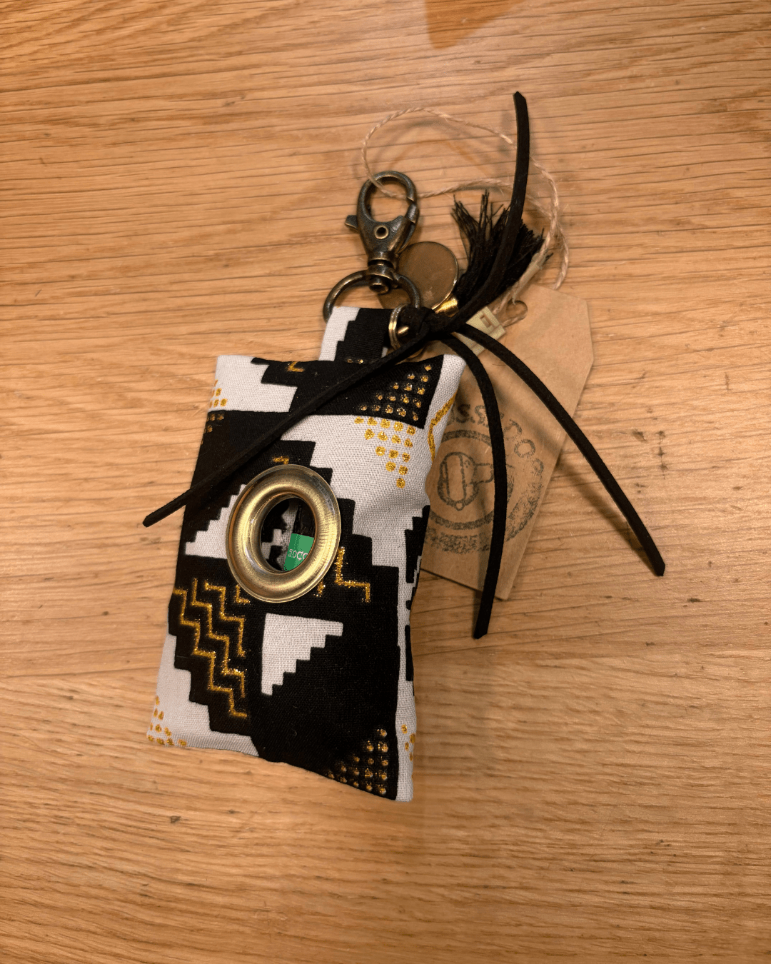 Distributeur sacs chien tissu artisanal Frimousse Dog – Frimousse Dog – DOG DéliCAT