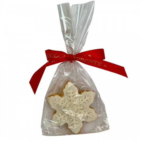biscuit de noël chien flocon décoré dolci impronte