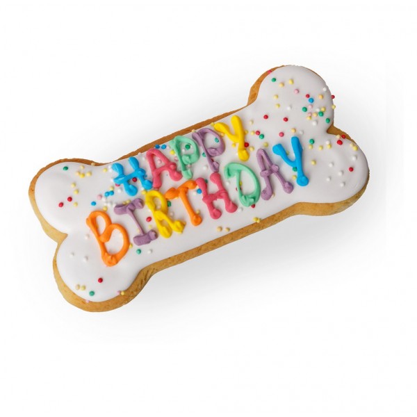 Gâteau anniversaire pour chien Joyeux Anniversaire Dolci Impronte 95 g – DOG DéliCAT