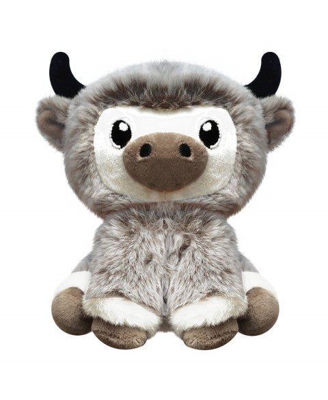 Doudou Yak pour chien – Peluche marron chiné & ultra douceur - MILK&PEPPER - DOG DéliCAT