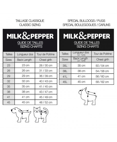 Doudoune Harnais Intégré AUGUSTE pour Chien – Marron / Fourrure Taupe - MILK&PEPPER - DOG DéliCAT