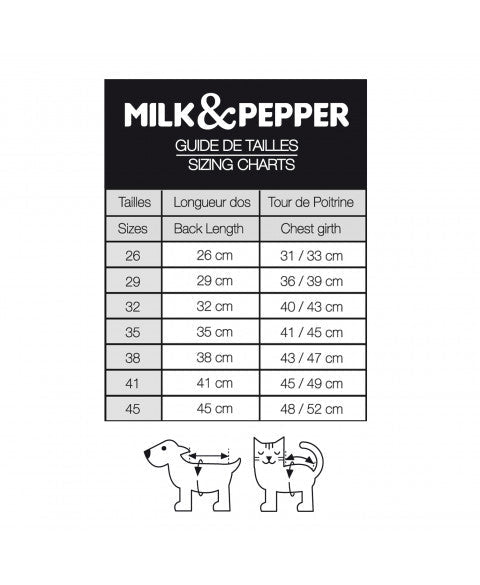 Doudoune harnais pour chien Henry Milk & Pepper – Milk & Pepper – DOG DéliCAT