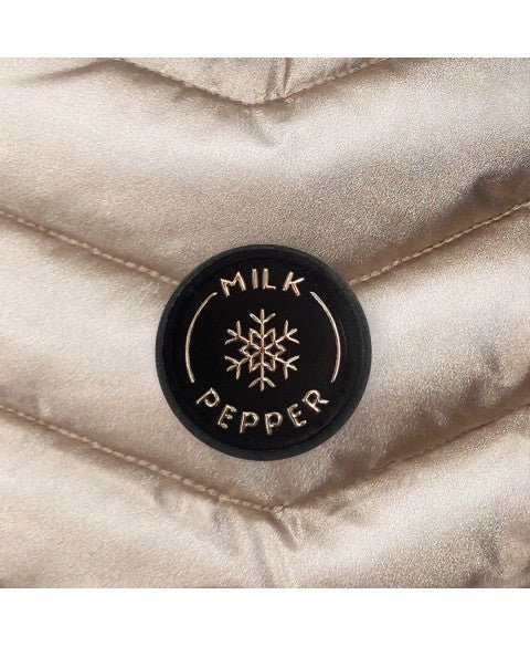 Doudoune pour chiens moyens et morphologies larges - Lucy or rose - MILK&PEPPER - DOG DéliCAT