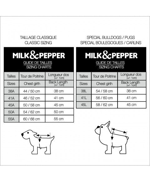 Doudoune pour chiens moyens et morphologies larges - Lucy or rose - MILK&PEPPER - DOG DéliCAT