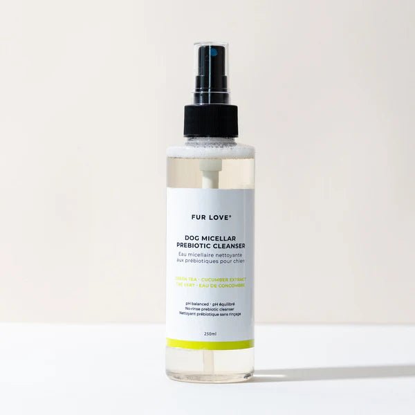 Eau Micellaire sans Rinçage pour Chien – Prébiotiques & Aloe Vera – Nettoyant Hydratant - FUR LOVE - DOG DéliCAT