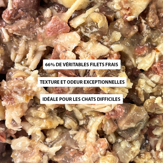 Filets pour chat au poulet et canard Atavik – Atavik – DOG DéliCAT