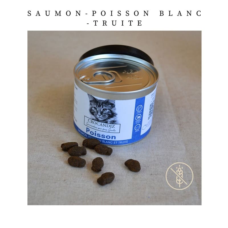 Friandises pour Chats - 3 Poissons - Source d’Oméga 3 et 6 - CROCANDIZ - DOG DéliCAT