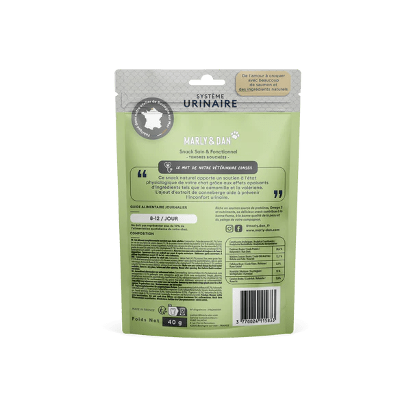 Friandises Système Urinaire Pour Chat – Marly & Dan - MARLY & DAN - DOG DéliCAT