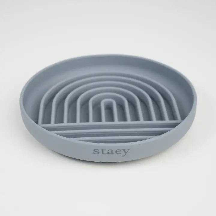 Gamelle anti-glouton pour chien design grise Staey – Staey – DOG DéliCAT