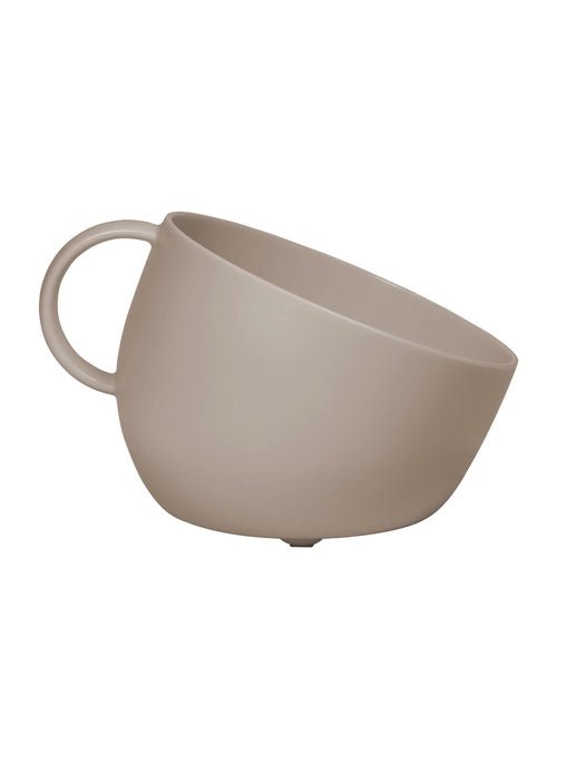 Gamelle pour chien Design : Grand bol tasse écologique Taupe + Tapis antidérapant - UNITED PETS - DOG DéliCAT