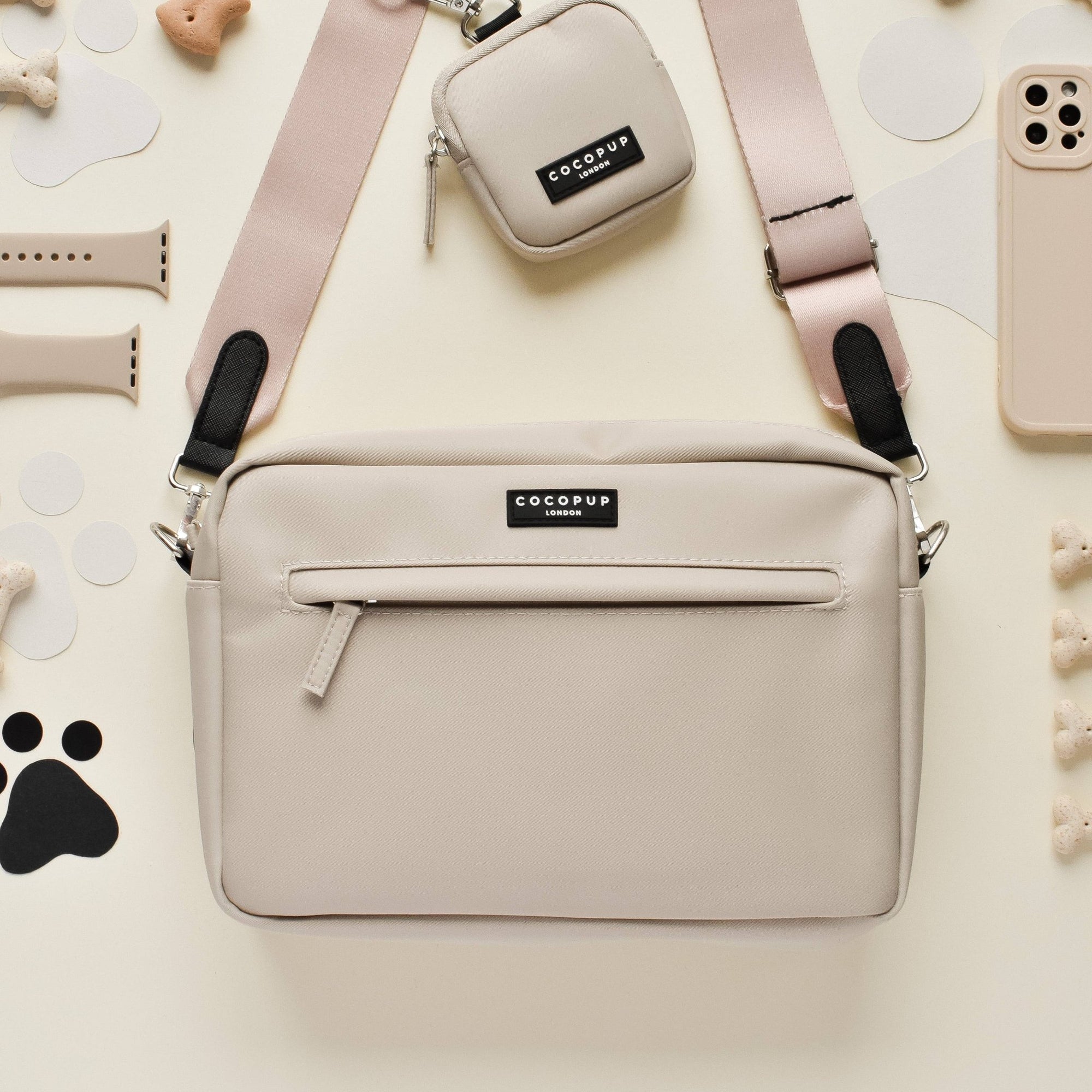 Grand sac de promenade pour chien - Caramel Latte - COCOPUP LONDON - DOG DéliCAT