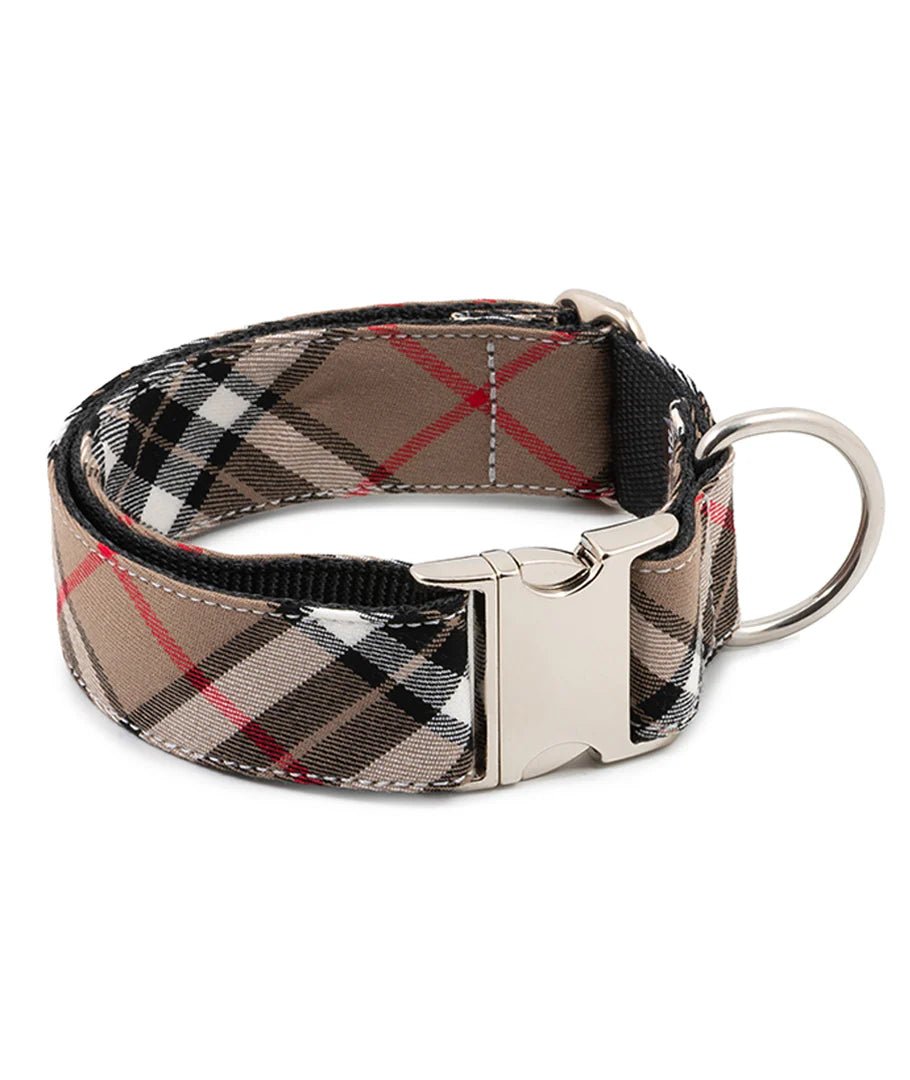 Collier chien à carreaux Isona Brott DOG DÉLICAT