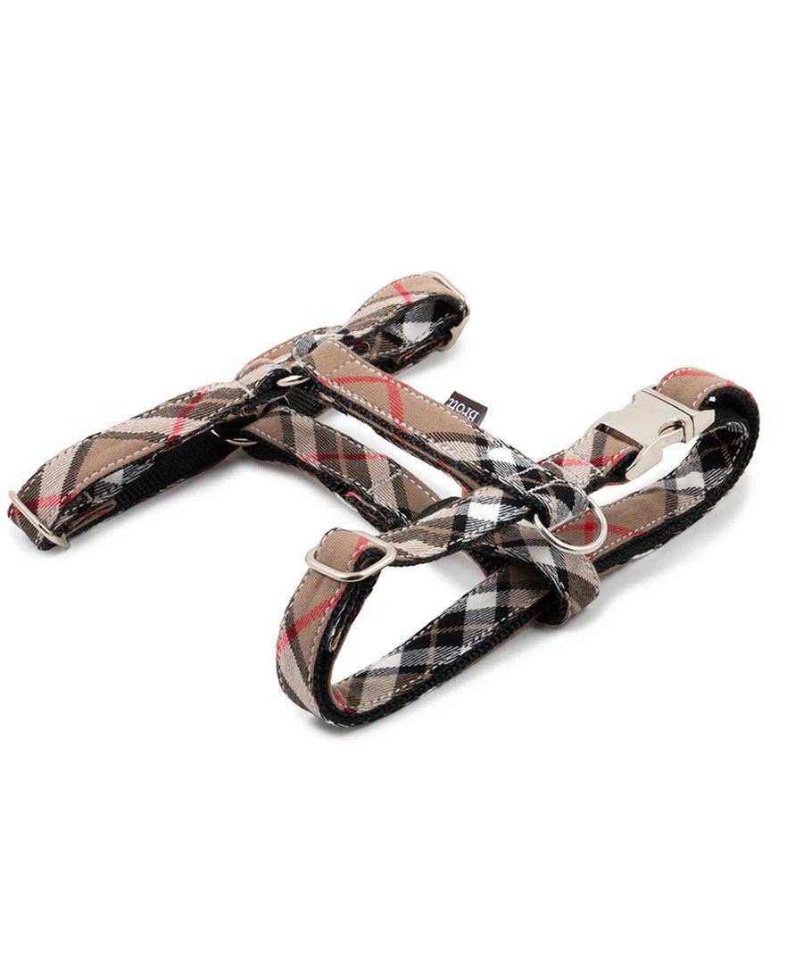 Harnais chien à carreaux Isona Brott DOG DÉLICAT