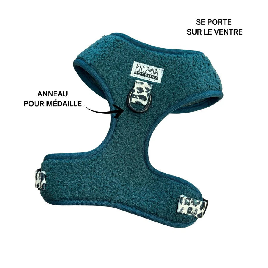 Harnais H Teddy Sapin Léopard