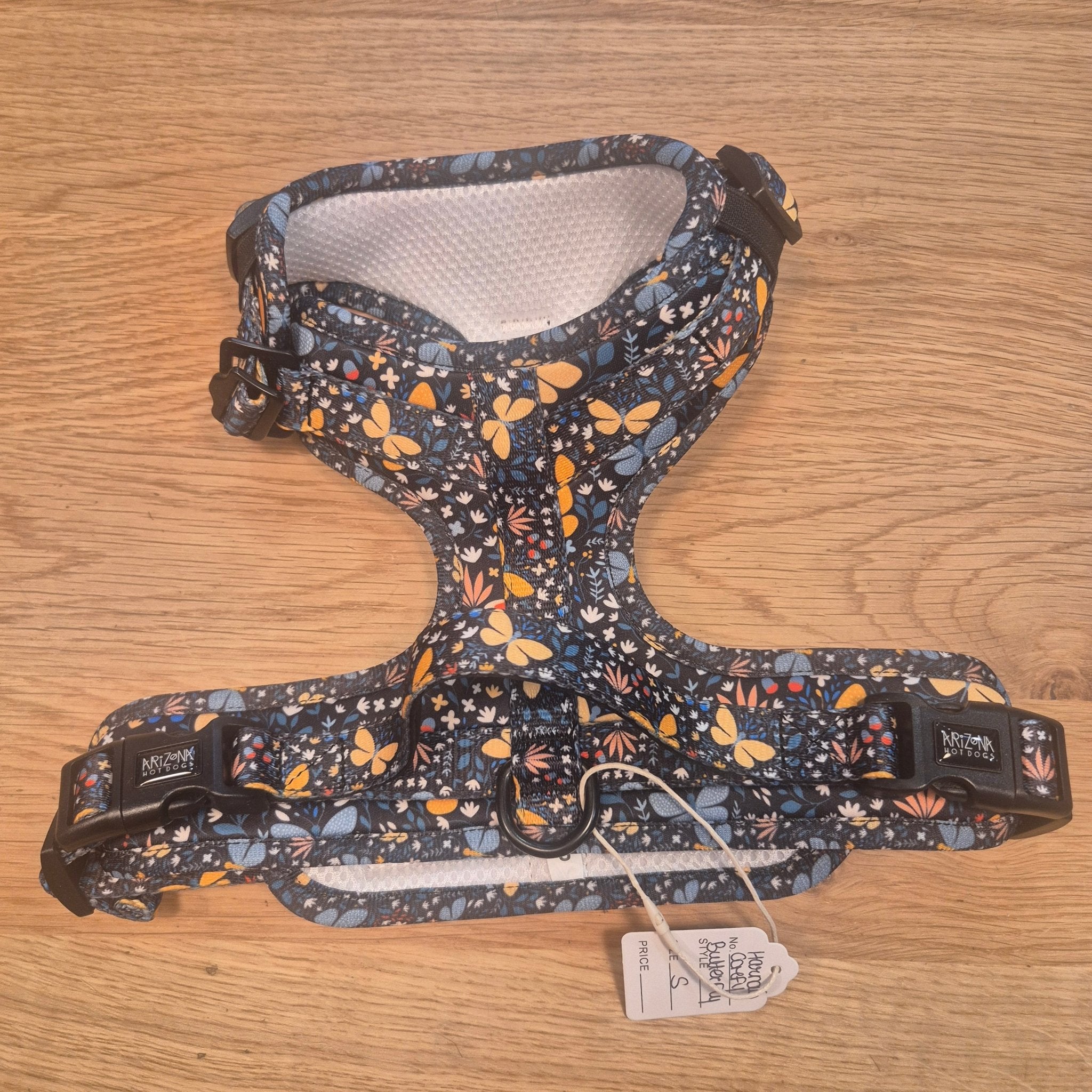 Harnais Comfy Butterfly – anti - traction chic & fleuri - ARIZONA HOT DOGS - DOG DéliCAT