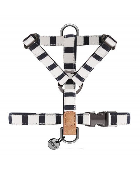 Harnais Naval rayé marin – Confort chic pour vos balades - MILK&PEPPER - DOG DéliCAT