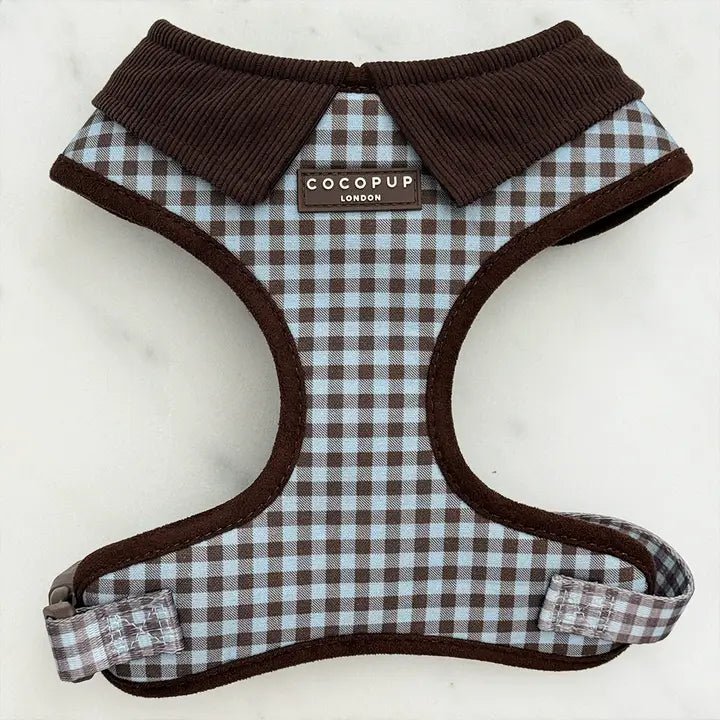 Harnais pour chien à carreaux Chelsea Check CocoPup London – CocoPup London – DOG DéliCAT
