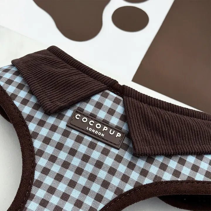 Harnais pour chien à carreaux Chelsea Check CocoPup London – CocoPup London – DOG DéliCAT