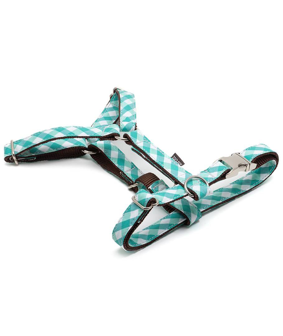 Harnais pour chien Motif Vichy Pedrosa - BROTT - DOG DéliCAT