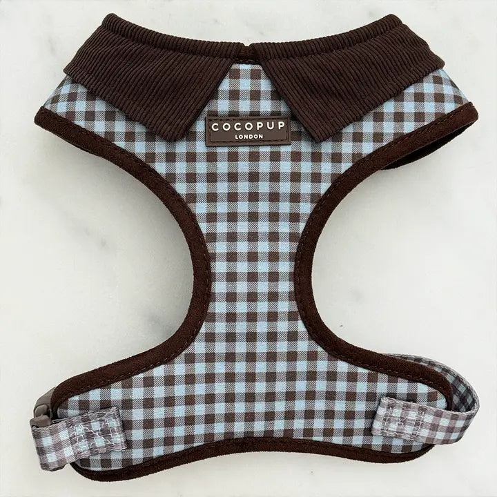 Harnais pour chien à carreaux Chelsea Check CocoPup London – CocoPup London – DOG DéliCAT