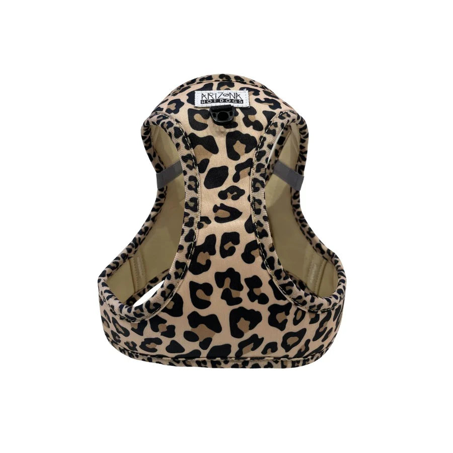 harnais step in léopard harnais veste sauvage