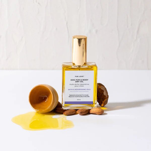 Huile de Soin Naturelle pour Chien – Argan & Bourrache – Sublime le Poil & la Peau - FUR LOVE - DOG DéliCAT
