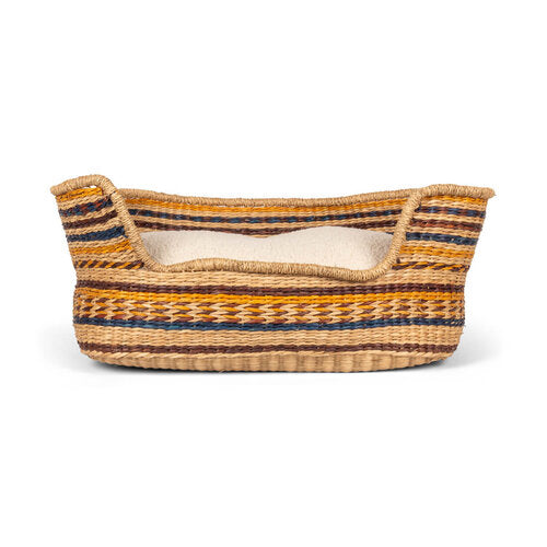 Magnifique panier pour chiens en jonc de mer Rio de DWAM à retrouver chez DOG DELICAT