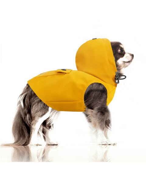 Imperméable pour Chien Ciré Jaune Babord et Tribord - MILK&PEPPER - DOG DéliCAT