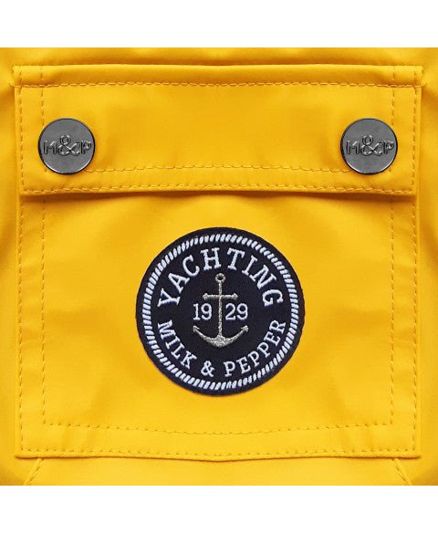 Imperméable pour Chien Ciré Jaune Babord et Tribord - MILK&PEPPER - DOG DéliCAT