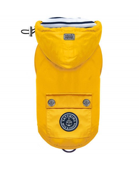 Imperméable pour Chien Ciré Jaune Babord et Tribord - MILK&PEPPER - DOG DéliCAT