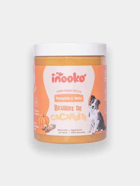 Beurre de cacahuète pour chien - Citrouille et Cannelle - inooko