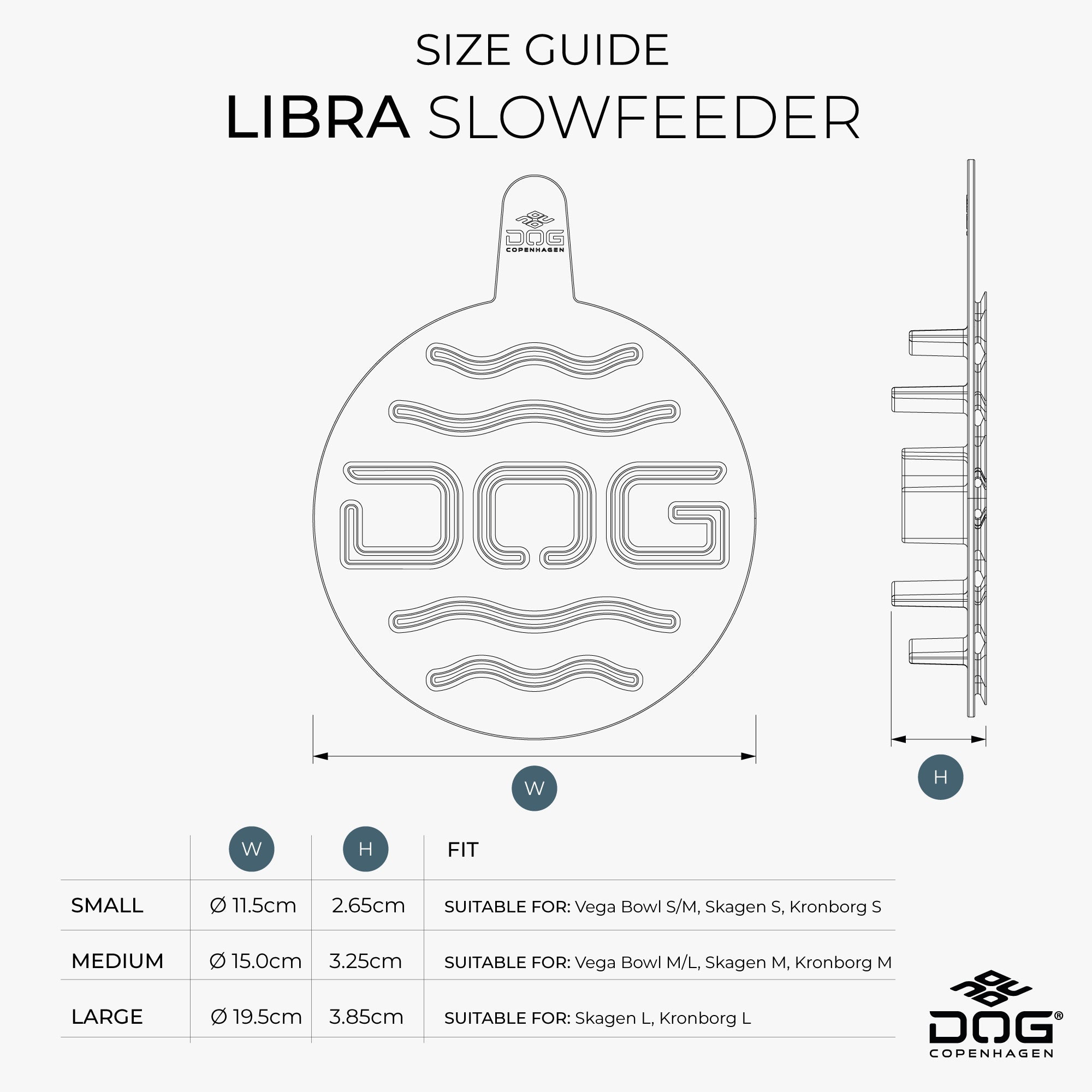 Insert anti-glouton pour chien Libra Slowfeeder - DOG Copenhagen - DOG DéliCAT